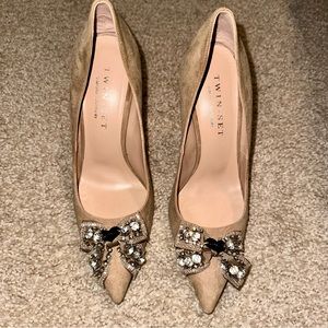 TWIN-SET Suede Pumps